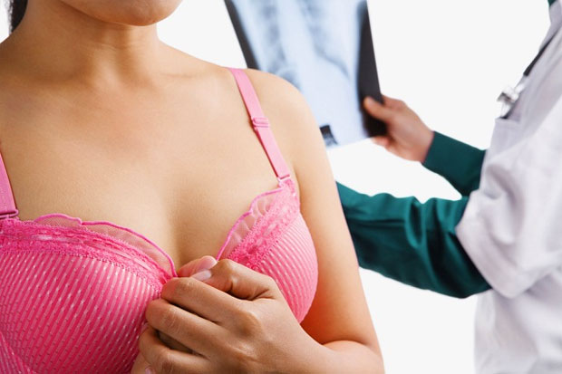 checking breast x-ray