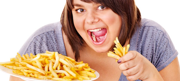 eating fries