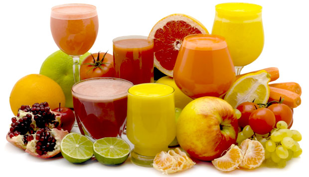 fruits and juices