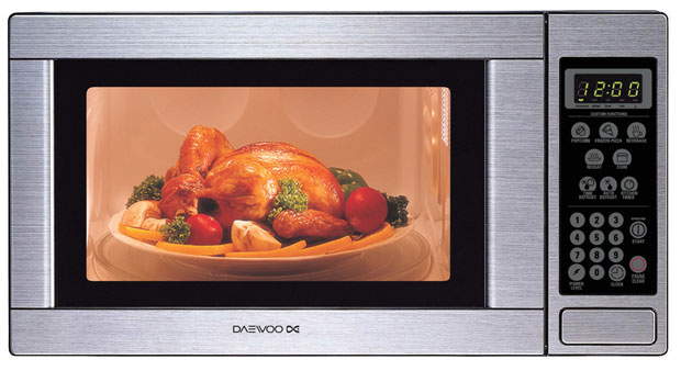 microwave oven cooking