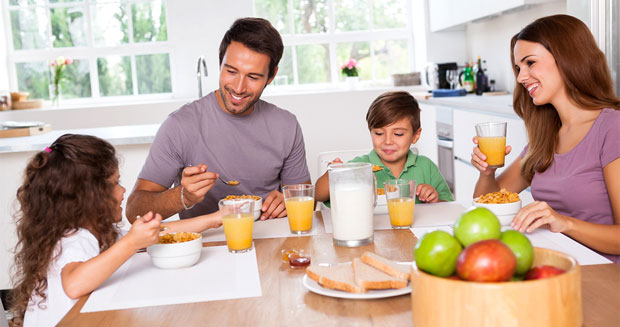 family breakfast