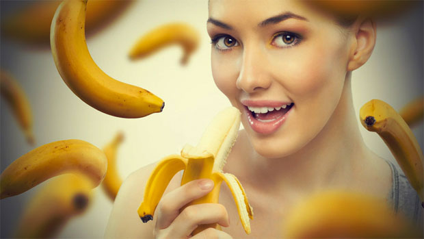 woman banana