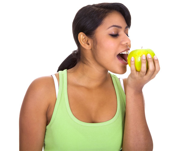 eating apples