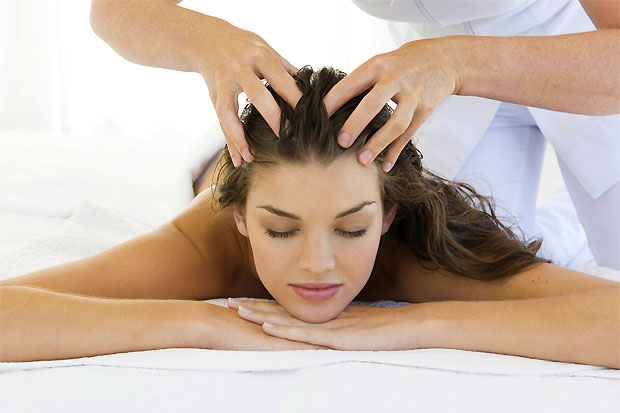 okra hair massage