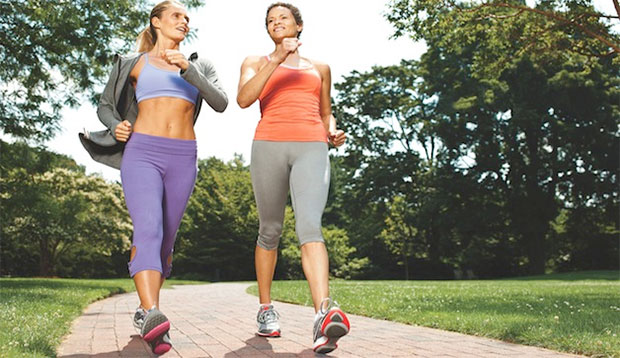 woman walking exercise