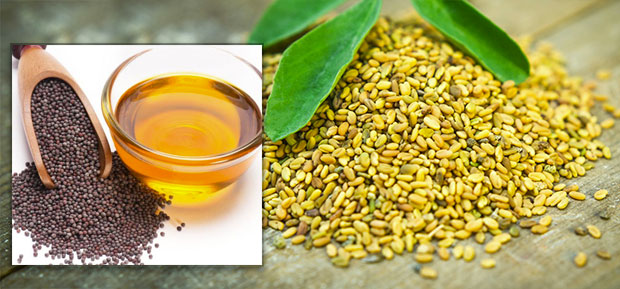 Mustard oil fenugreek seeds 