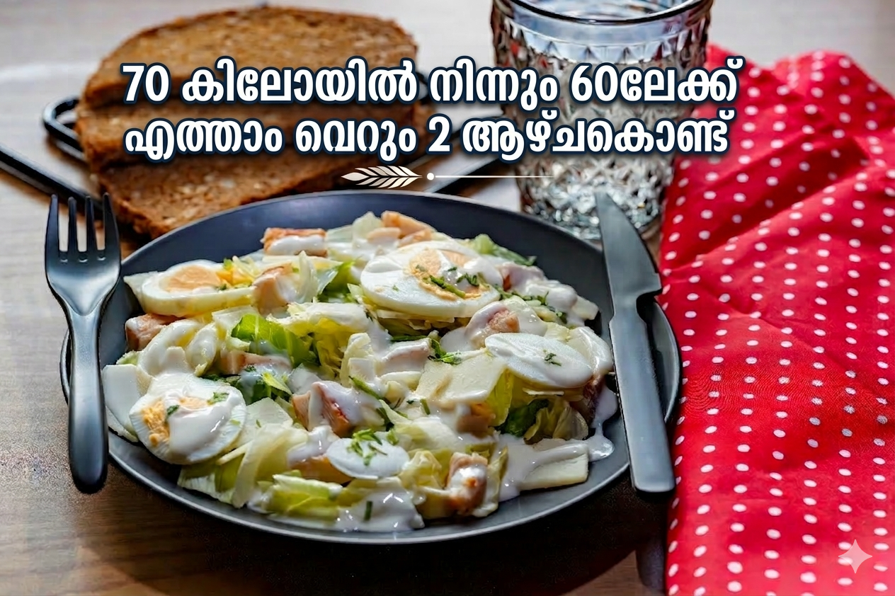 70 കിലോയിൽ നിന്നും 60ലേക്ക് എത്താം വെറും 2 ആഴ്ചകൊണ്ട്